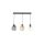 Lampa wisząca SOMBRA MIX 3xE27 MLP8368 Milagro