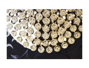 Kinkiet ścienny RUBI na E14, szklany grafitowy klosz K-5118 Kaja Lighting