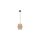 Lampa wisząca nas stół w stylu boho CALISTO 5401 średnica 20cm TK Lighting