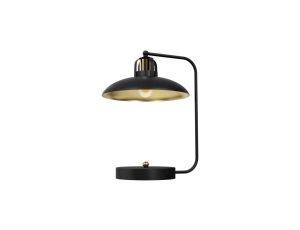 Lampka biurkowa FELIX BLACK/GOLD 1xE27 MLP8908 Milagro