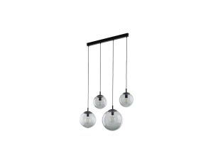 Lampa wisząca ze szklanymi, grafitowymi kloszami-kulami ESME 4xE27 5381 TK Lighting