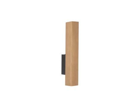 Kinkiet 36W LED 31cm TEO Czarny / jasne drewno LED 6618 TK Lighting