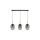 Lampa wisząca ALIAS BLACK 3xE14 ML0321 Milagro