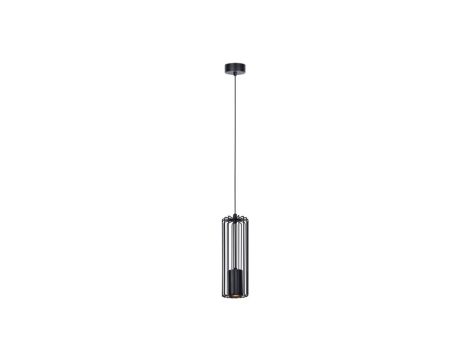 Lampa wisząca FALCON z drucianym czarnym kloszem klatką na GU10 K-4930 Kaja Lighting