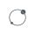 Lampa sufitowa Saturno Black 25W LED ML8858 Milagro