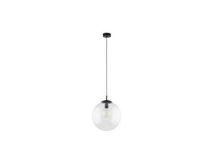 Lampa wisząca z kulistym kloszem z przezroczystego szkła 35cm średnicy ESME 3268 TK Lighting