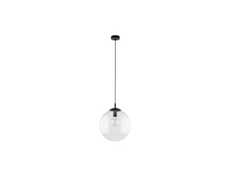 Lampa wisząca z kulistym kloszem z przezroczystego szkła 35cm średnicy ESME 3268 TK Lighting