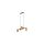 Lampa wisząca z kulistymi kloszami bursztyniowe szkło ESTERA 5xG9 6105 TK Lighting