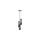 Lampa wisząca na okrągłej podsufitce czarna z serii FALCON K-4932 Kaja Lighting