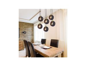 Lampa wisząca Tirana 3xE27 linia czarna LP-945/3L BK Light Prestige