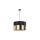Lampa wisząca LONDYN 1 - punktowa Czarno złoty 3473 TK Lighting