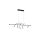 Lampa wisząca TWIST BLACK 90W LED ML8608 Milagro