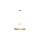 Lampa wisząca LINCOLN WHITE/GOLD 1xE27 MLP7899 Milagro
