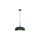 Lampa wisząca LINCOLN BLUE/GOLD 1xE27 35cm MLP8033 Milagro