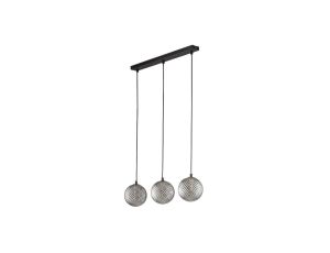 Lampa wisząca ELENA 3 - punktowa Grafit lustrzany 5746 TK Lighting