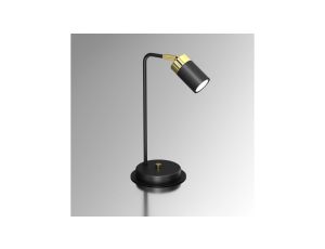 Lampka nocna JOKER BLACK/GOLD 1xGU10 MLP7534 Milagro