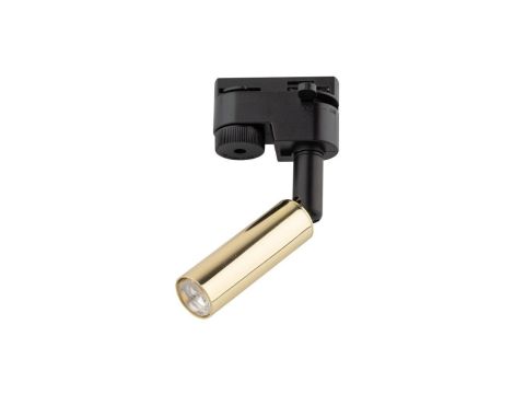 Lampa reflektor na szynę TRACER 1 obwodowy Czarny / złoty 6616 TK Lighting