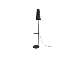 Lampa podłogowa czarna z półką 170cm 1xE27 ZING kolor Czarny 5959 TK Lighting