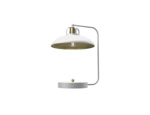 Lampka biurkowa FELIX WHITE/GOLD 1xE27 MLP7706 Milagro