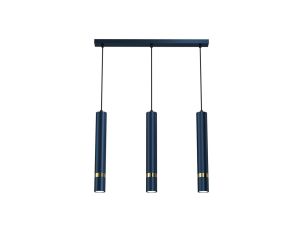 Lampa wisząca JOKER NAVY BLUE/GOLD 3xGU10 MLP7726 Milagro
