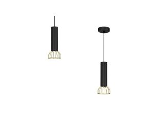 Lampa wisząca VIVIEN BLACK/GOLD 1 PŁ 4756 TK Lighting