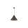 Lampa wisząca w stylu retro z rodziny CONO w kolorze brązowym, stalowy klosz z gwintem E27 10062 TK Lighting
