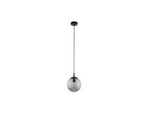 Lampa wisząca z okrągłym kloszem z grafitowego szkła śr. 30cm ESME 5379 TK Lighting