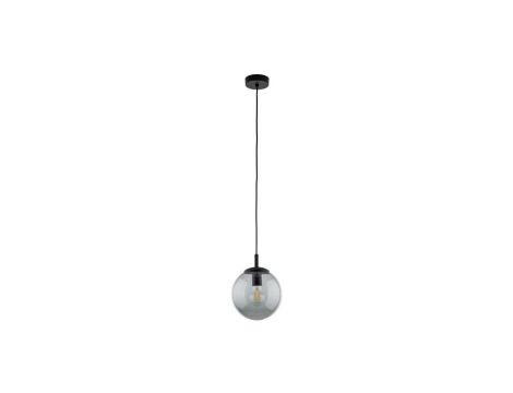 Lampa wisząca z okrągłym kloszem z grafitowego szkła śr. 30cm ESME 5379 TK Lighting