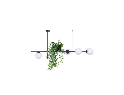 Sufitowa lampa dekoracyjna z kwietnikiem do salonu z serii VUELTA K-4737 Kaja Lighting