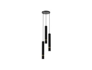 Lampa wisząca JOKER BLACK/GOLD 3xGU10 MLP8918 Milagro
