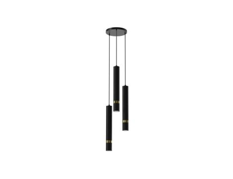 Lampa wisząca JOKER BLACK/GOLD 3xGU10 MLP8918 Milagro