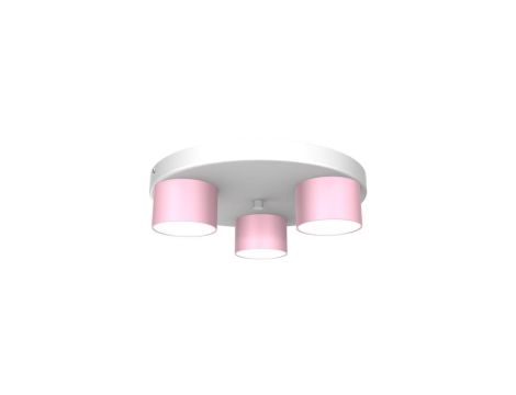 Lampa sufitowa DIXIE Pink/White 3xGX53 MLP7556 Milagro