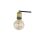 Lampa nocna ARCTURUS złota podstawa, szklany kulisty klosz - T0454-01A-F7FZ Zuma Line