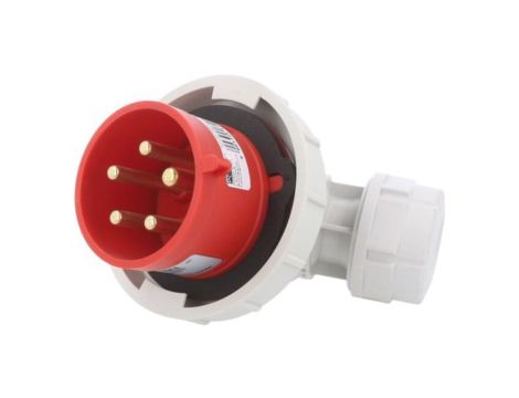 80252-6 Złącze zasilające 3-fazowe AC, wtyk męski, 32A/400VAC, IP67
