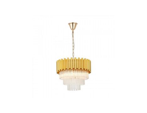 Lampa wisząca PRIMA kolor złoty metal/szkło, 4xE14 IP20 20149PM Zuma Line