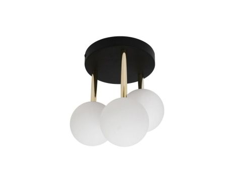 Lampa sufitowa ALI kolor czarny/złoty metal/szkło, 3xG9 IP20 5644 Zuma Line