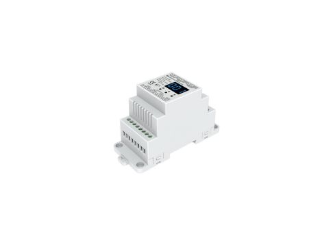 Odbiornik LED DMX512 Skydance - 4 kanałowy - 12-24V DC 4x5A - na szynę DIN - Dekoder DMX - D4(W)