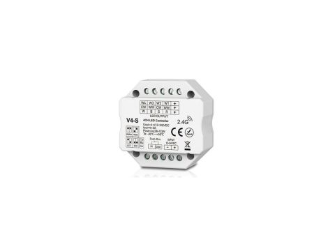 Odbiornik LED Skydance - Mono /CCT /RGB /RGB+W - 12-24V DC 4x3A - V4-S