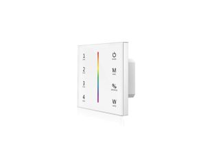 Panel LED naścienny Skydance - RGB+W - 4 strefowy - 230VAC - T14-1(W)