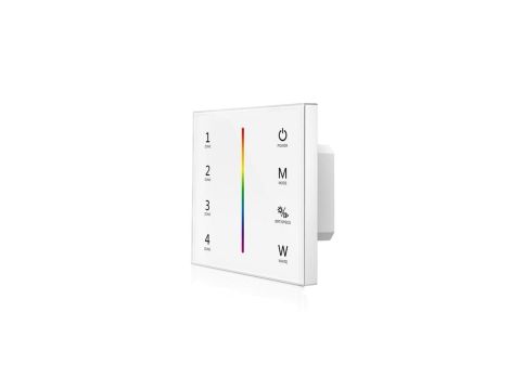 Panel LED naścienny Skydance - RGB+W - 4 strefowy - 230VAC - T14-1(W)