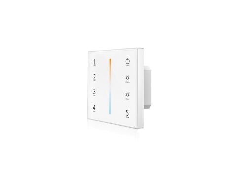 Panel LED naścienny Skydance - CCT - 4 strefowy - 230VAC - T12-1(W)