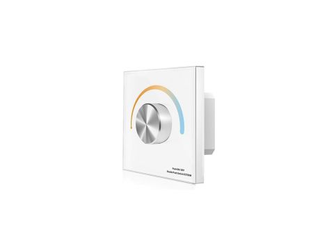 Ściemniacz LED naścienny Skydance - CCT - 1 strefowy - 12-24V DC 12A - T2-K(W)