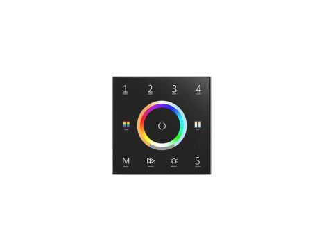 Panel LED naścienny 5w1 Skydance - MONO /CCT/ RGB/ RGB+W/ RGB+CCT - 4 strefowy - 230VAC - T15(B)