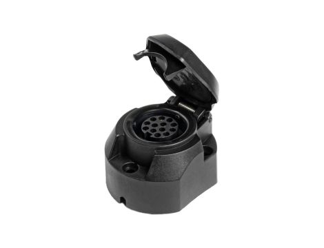 Gniazdo przyczepowe 13-pin 12V plastikowe na kabel