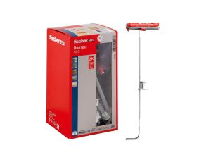 Kołki uchylne, zaciskowe uniwersalne do wielu powierzchni DuoTec 10S 10mm z wkrętem FISCHER 25 sztuk