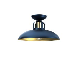 Lampa sufitowa FELIX NAVY BLUE/GOLD 1xE27 MLP7713 Milagro