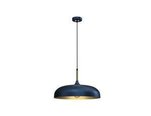 Lampa wisząca LINCOLN BLUE/GOLD 1xE27 MLP7901 Milagro