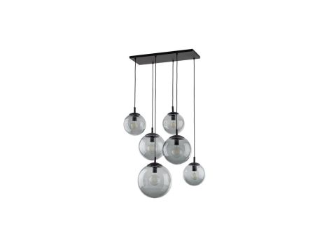 Lampa wisząca naprostokątnej rozecie ESME szklane klosze 6xE27 5384 TK Lighting