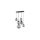 Lampa wisząca naprostokątnej rozecie ESME szklane klosze 6xE27 5384 TK Lighting