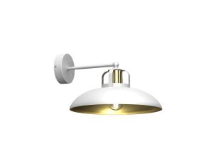 Kinkiet FELIX WHITE/GOLD 1xE27 MLP7702 Milagro